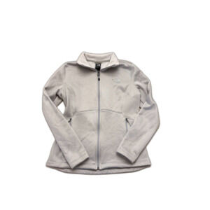 The North Face Agave Women’s Medium Full Zip Fleece Gorpcore Jacket Silver Gray